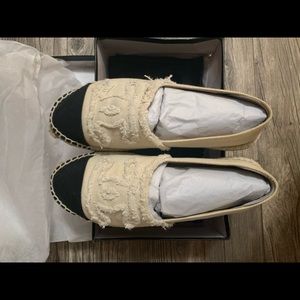 Used Chanel Espadrilles Canvas Size 37